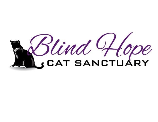 Blind Hope Cat Sanctuary (Rogers, Arkansas) logo with blind cat