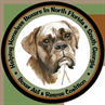 Boxer Aid and Rescue Coalition (Tallahassee, Florida) logo with brown boxer dog