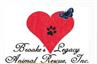 Brooke's Legacy Animal Rescue (Naples, Florida) logo with heart with pawprint and butterfly