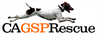 California German Shorthaired Pointer Rescue, (Bonsall, California), logo of running pointer dog