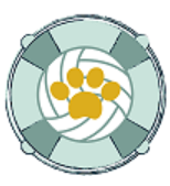 Castaway Pet Rescue, (Round Lake, Illinois), logo dark and light green life saver around yellow paw pring