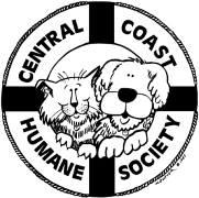 Central Coast Humane Society (Newport, Oregon) logo with a life preserver and dog and cat
