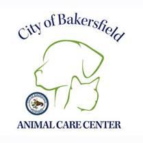 City of Bakersfield Animal Care Center (Bakersfield, California) logo has a dog head and cat head outlined in green