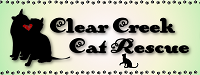 Clear Creek Cat Rescue (Wasilla, Alaska) logo with cat & dog