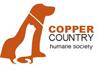 Copper Country Humane Society (Houghton, Michigan) logo with cat & dog 
