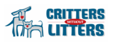 Critters Without Litters (Bakersfield, California) logo with dog & cat