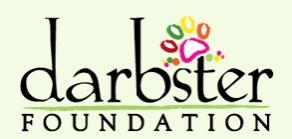 Darbster Foundation, Inc. (West Palm Beach, Florida) logo colorful pawprint