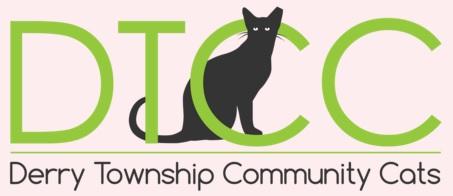 Derry Township Community Cats (Hershey, Pennsylvania) logo with DICC and cat