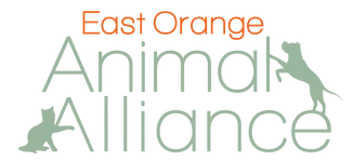 East Orange Animal Alliance (Maplewood, New Jersey) logo with text and cat and dog on sides