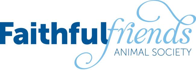 Faithful Friends Animal Society (Wilmington, Delaware) blue logo