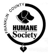 Franklin County Humane Society (Union, Missouri) logo has the heads of a dog & cat inside a collar
