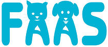 Friends of Arlington Animal Services (Arlington, Texas) logo of blue FAAS with dog and cat