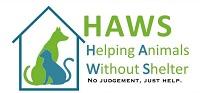 Helping Animal Without Shelter (Huntsville, Alabama) logo of dog cat in house