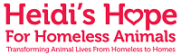 Heidi's Hope For Homeless Animals, Inc. (Wilmington, North Carolina) logo of dog and text and heart 