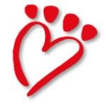 Illinois Humane (Springfield, Illinois) logo pawprint heart