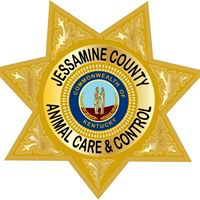 Jessamine County Animal Care & Control (Nicholasville, Kentucky) logo looks like a sheriff’s badge with the org name on it