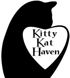 Kitty Kat Haven (Chehalis, Washington) logo of cat with heart and text Kitty Kat Haven