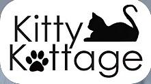 Kitty Kottage (Dothan, Alabama) logo cat and pawprint in square