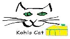 Kohls Kitty Kare (Coos Bay, Oregon) logo is a cat face with “Kohls Cat” next to a house