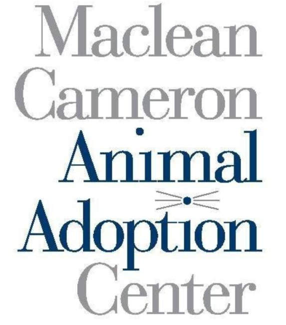 Maclean-Cameron Animal Adoption Center (Great Falls, Montana) logo organization name in gray and blue