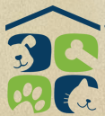 Northwest Organization For Animal Help (The Noah Center) (Stanwood, Washington) logo of four squares, house, dog, cat, paw, bone