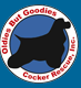 Oldies but Goodies Cocker Rescue (Arlington, Virginia)  of black cocker spaniel, circle, oldies but goodies cocker rescue