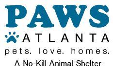 PAWS Atlanta (Decatur, Georgia) logo with text 'pets love homes'