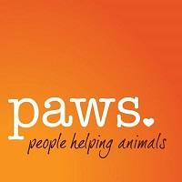Progressive Animal Welfare Society (Lynnwood, Washington) logo is “paws” with a heart and “people helping animals” tagline