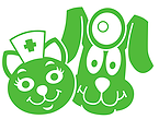 P.E.T.S. Low Cost Spay and Neuter Clinic, (Wichita Falls, Texas), logo is a green dog doctor and cat nurse