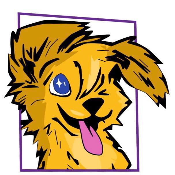 Pack Leaders Rescue of CT, INC (East Hartford, Connecticut) logo cartoon dog face