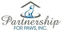 Partnership for Paws (Grand Island, Florida) of blue dog silhouette, house, roof, Partnership for Paws, Inc. 