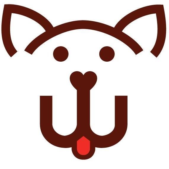 Pawmetto Lifeline, (Columbia, South Carolina), logo brown dog face, heart nose, tongue
