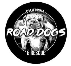 Road Dogs and Rescue (Lomita, California) logo with bulldog in circle