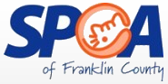 SPCA of Franklin County (Youngsville, North Carolina) | logo of text SPCA of Franklin County, orange cat head