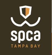 SPCA Tampa Bay (Largo, Florida) | logo of nose, mouth, smile, brown square, text SPCA Tampa Bay