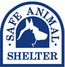Safe Animal Shelter (Middleburg, Florida) logo is the profile of a cat in front of the profile of a dog in an arch shape