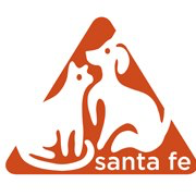 Santa Fe Animal Shelter & Humane Society (Santa Fe, New Mexico) | logo of green triangle, cat, dog silhouette, Santa Fe