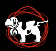 Save My Tail (Anaheim, California) logo with dog in red circle