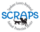 Scraps Hope Foundation (Spokane Valley, Washington) | logo of black dog, cat, Spokane County Regional Animal Protection Service 