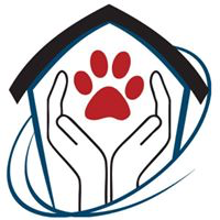 Second Chance Shelter (Boaz, Alabama) | logo of two hands cupping red heart, black house, circle, second chance shelter