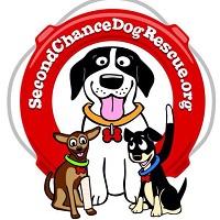 Second Chance Dog Rescue (San Diego, California) | logo of red life preserver, three dogs, San Diego, California