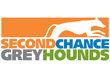 Second Chance Greyhounds (Douglasville, Georgia) | logo of orange rectangle, white greyhound running, second chance