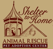 Shelter to Home (Wyandotte, Michigan) | logo of pink cat, sketch, house, turret, pink shelter to home animal rescue