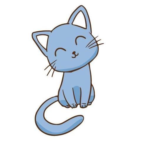 Small Lives Matter Kitten Rescue Inc, (Ponte Vedra, Florida), logo blue cat