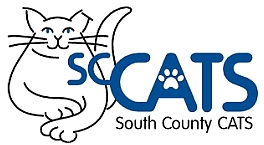 South County Cats (Maple Valley, Washington) | logo of cat, blue eyes, paw print, a spay/neuter assistance organization 