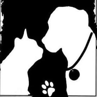 South Jersey Regional Animal Shelter (Vineland, New Jersey) | logo of black square, white dog, collar, white cat, paw print
