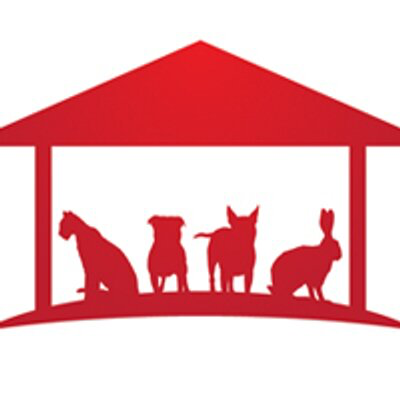Sponsor Adoptions (Arlington, Texas) | logo of house, roof, dogs, cat, rabbit, silhouettes, text sponsor adoptions