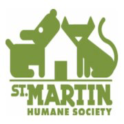 St. Martin Humane Society (Breaux Bridge, Louisiana) logo is a green dog and cat above the organization name