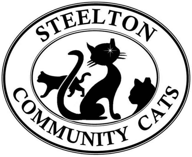 Steelton Community Cats (Steelton, Pennsylvania) | logo of black cats, whiskers, black oval, Steelton Community Cats text
