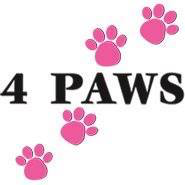 Sun Cities 4 Paws Rescue (Youngtown, Arizona) | logo of four pink paw prints, Sun Cities 4 Paws Rescue Inc.